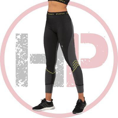 Тайтсы спортивные женские Fifty Fast Temper black/grey FA-WH-0203-BDG