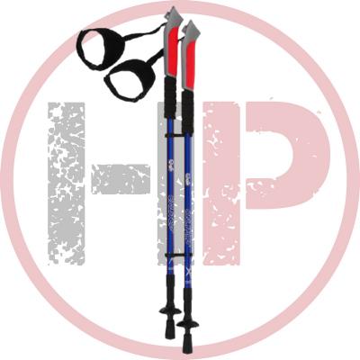 Палки для скандинавской ходьбы с быстросъёмным темляком ONLITOP, телескопическая, 3 секции