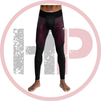 Компрессионные штаны Venum G-Fit Air Deep Black/Fire Red
